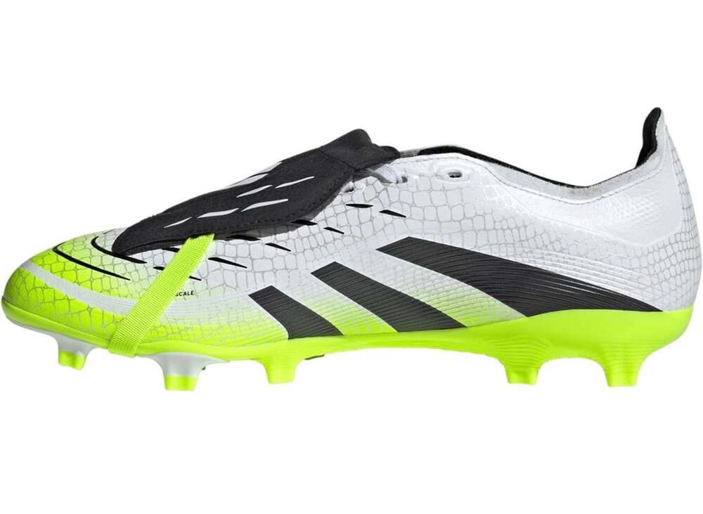 Adidas Predator League FT FG/MG Size 10.5 White Black Lucid Lemon